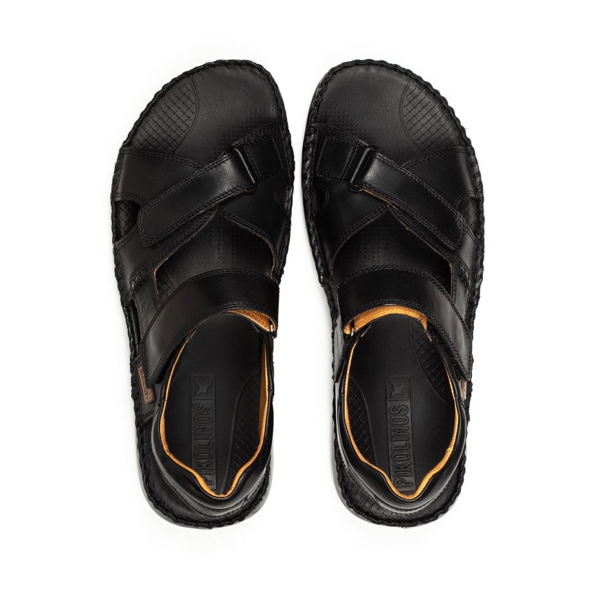 Men's Pikolinos TARIFA Sandals Black | NZ T5210Q9